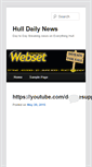 Mobile Screenshot of hulldailynews.co.uk